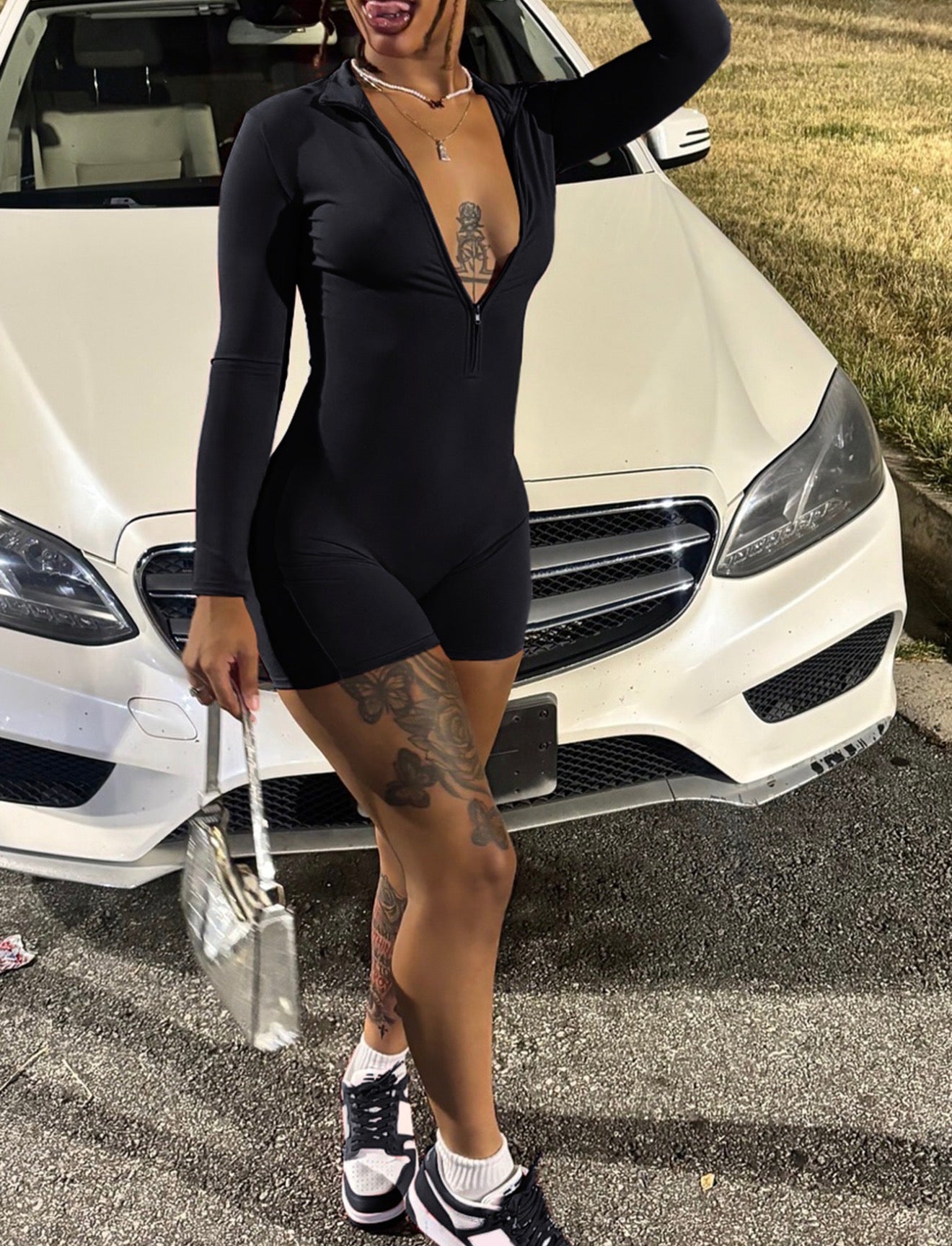 Women’s Solid Romper