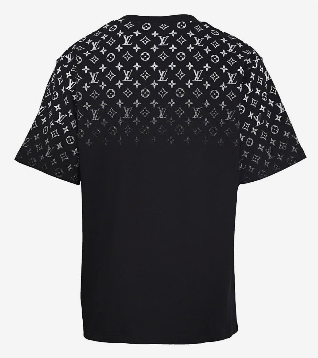 Mens Louis Vuitton Monogram Gradient Print Short-Sleeve T-Shirt